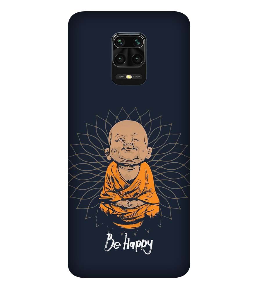 PS1302-Be Happy Back Cover for Xiaomi Redmi Note 9 Pro