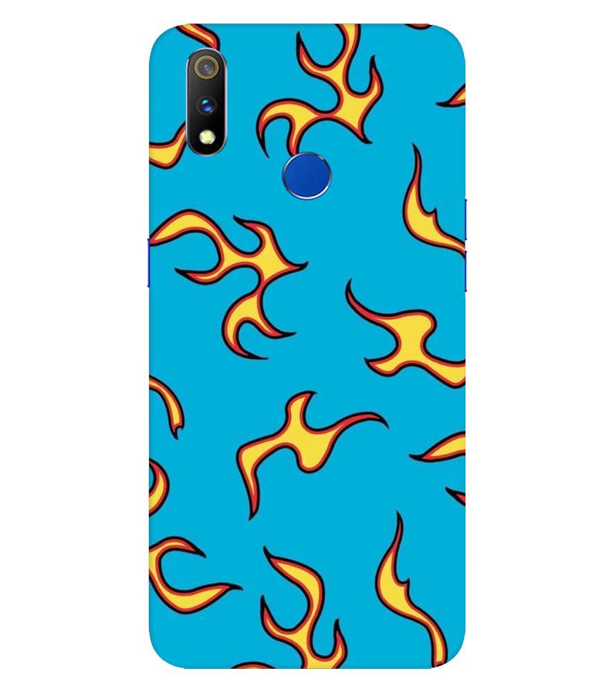 PS1303-Golf Wang Flame  Back Cover for  Realme X Lite