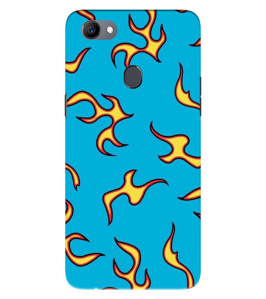 PS1303-Golf Wang Flame  Back Cover for Oppo F5 Plus