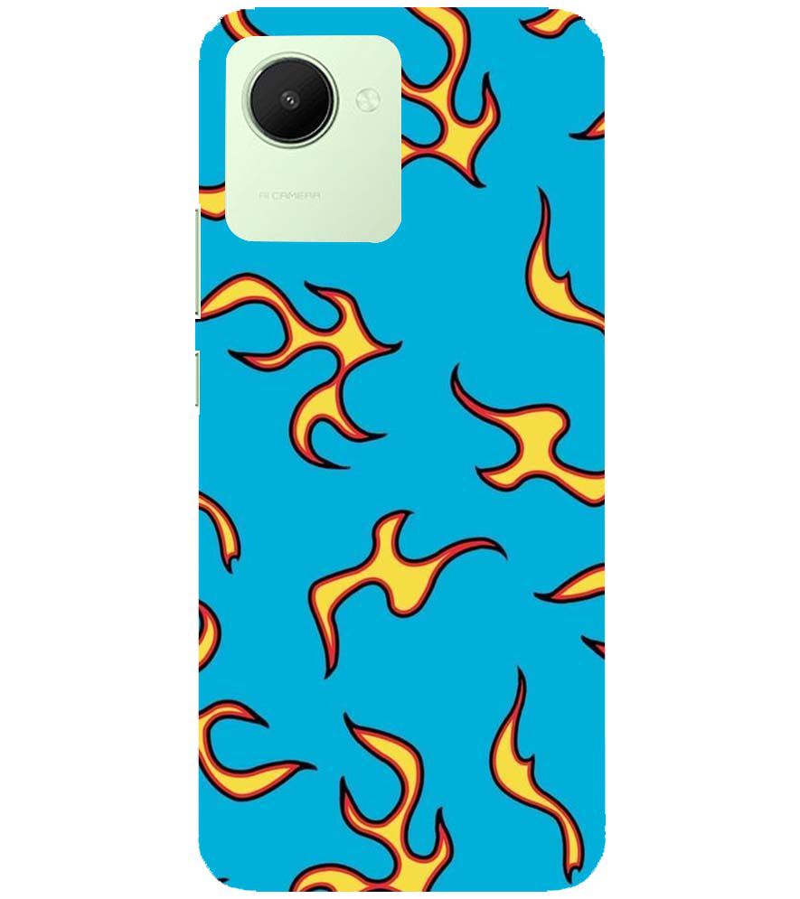 PS1303-Golf Wang Flame  Back Cover for Realme C30