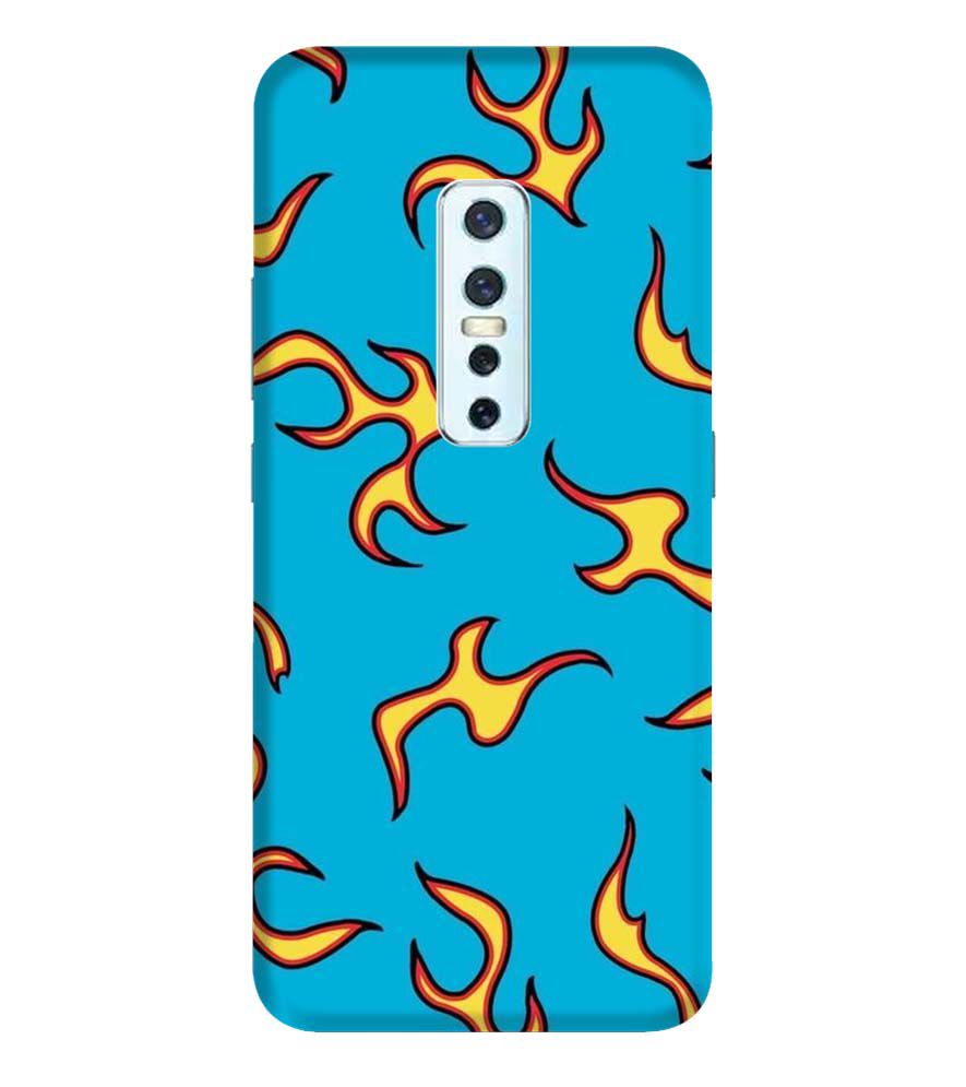 PS1303-Golf Wang Flame  Back Cover for Vivo V17 Pro