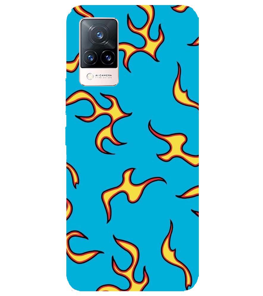 PS1303-Golf Wang Flame  Back Cover for Vivo V21 5G