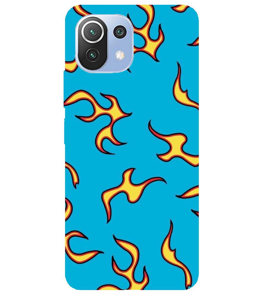 PS1303-Golf Wang Flame  Back Cover for Xiaomi Mi 11 Lite