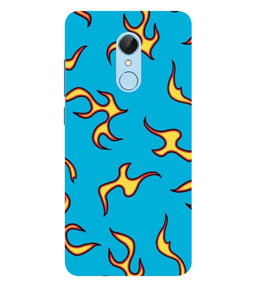 PS1303-Golf Wang Flame  Back Cover for Xiaomi Redmi 5