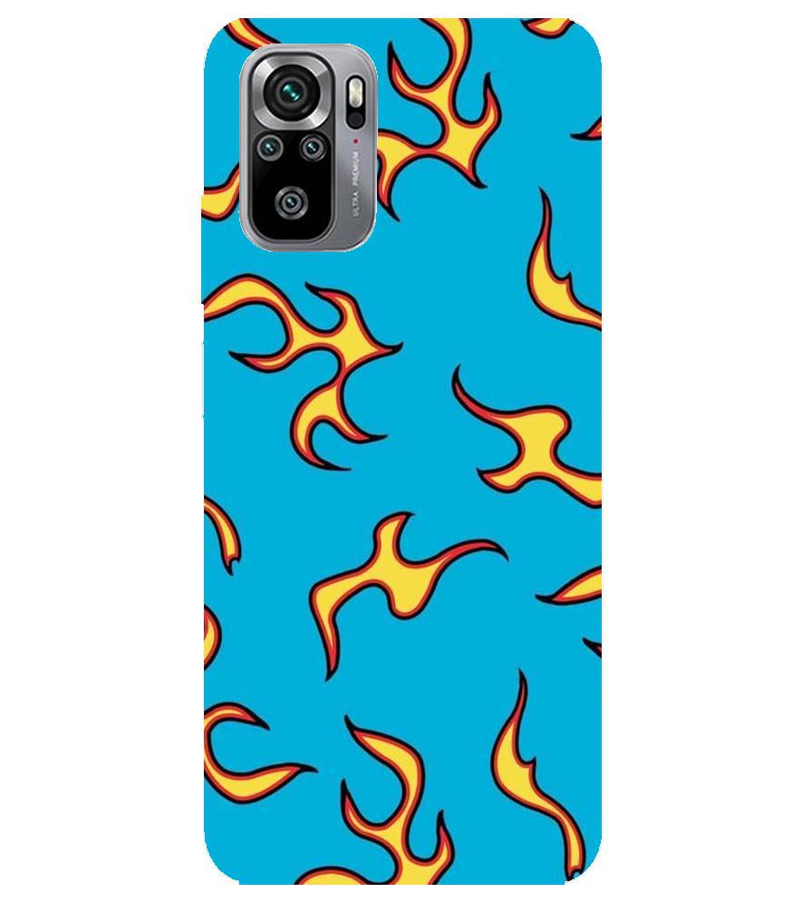 PS1303-Golf Wang Flame  Back Cover for Xiaomi Redmi Note 10