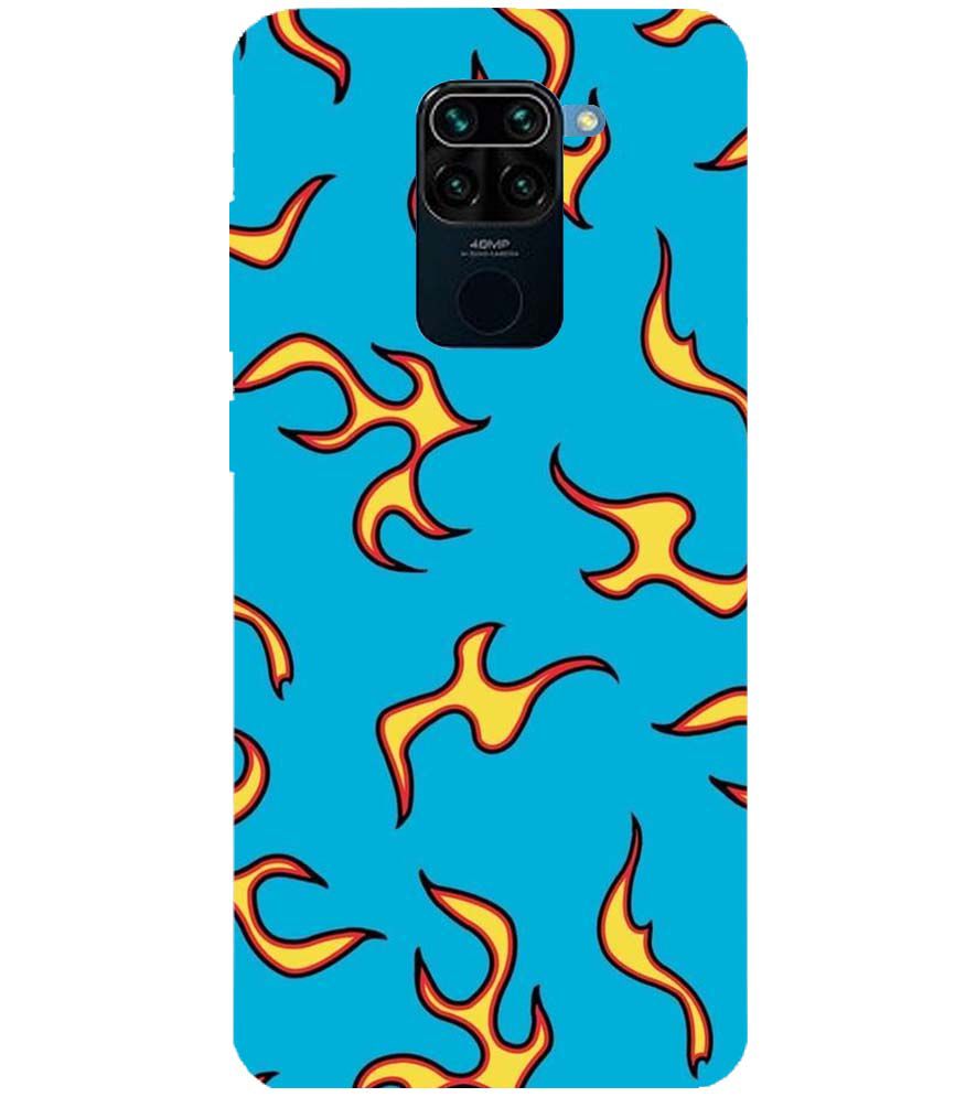 PS1303-Golf Wang Flame  Back Cover for Xiaomi Redmi Note 9