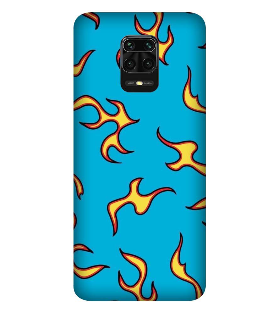 PS1303-Golf Wang Flame  Back Cover for Xiaomi Redmi Note 9 Pro