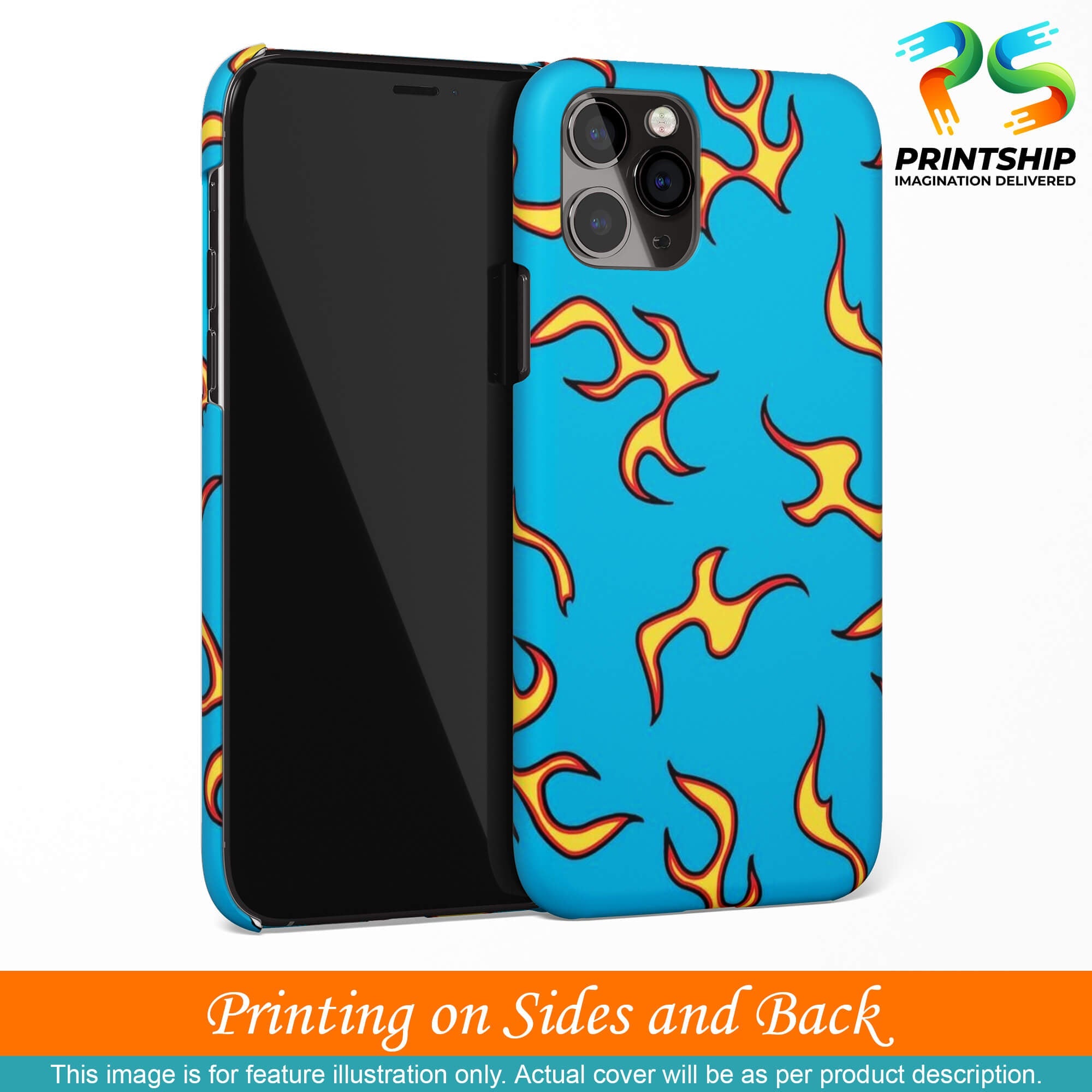 PS1303-Golf Wang Flame  Back Cover for Xiaomi Poco X2-Image3