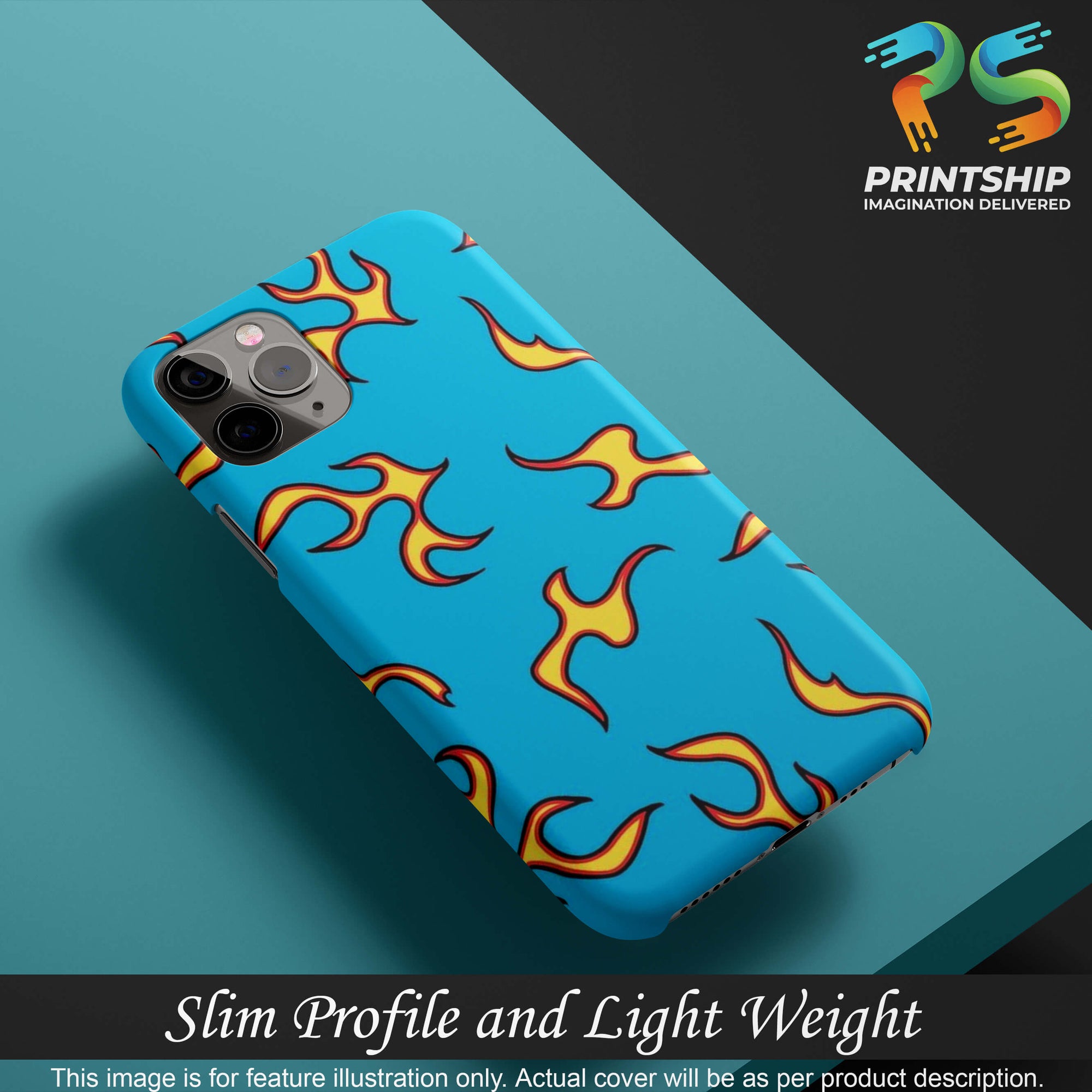 PS1303-Golf Wang Flame  Back Cover for Vivo V17 Pro-Image4