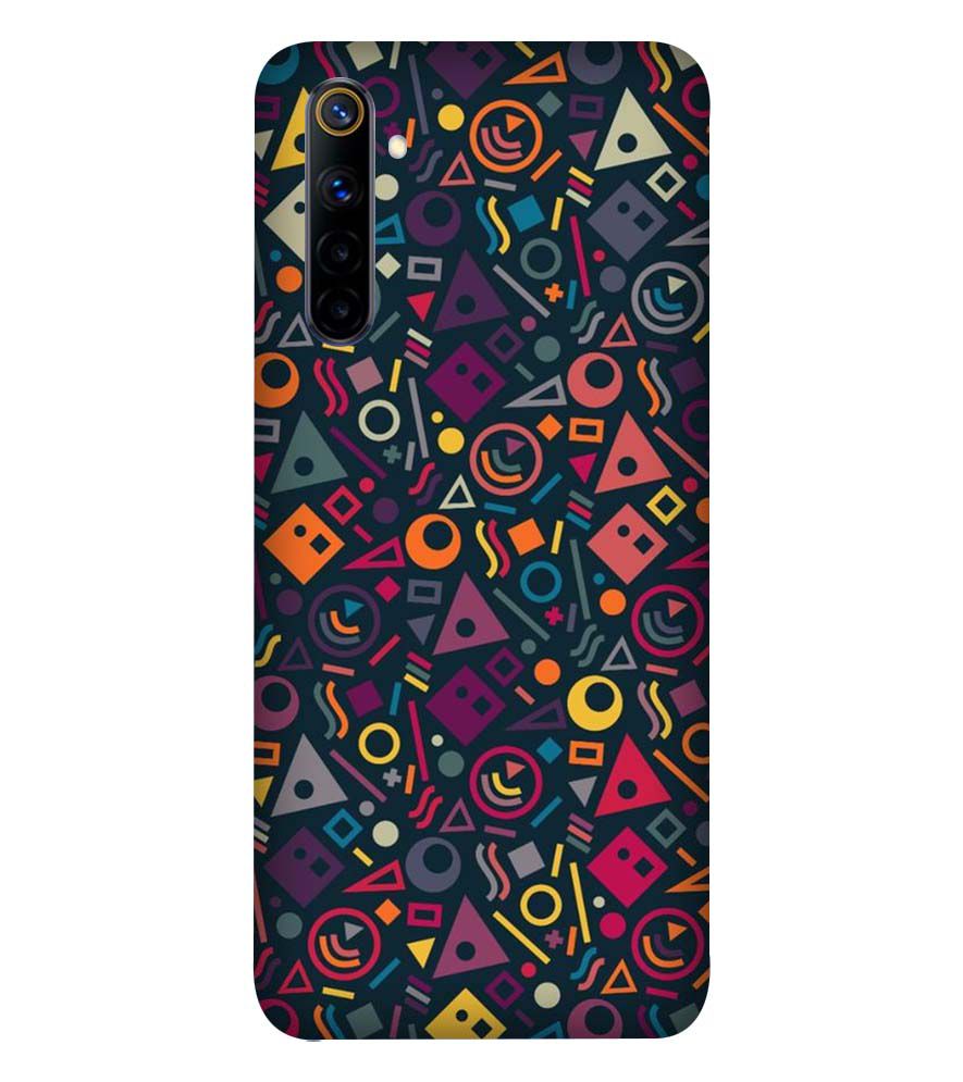 PS1304-Abstract Pattern Back Cover for Realme 6i