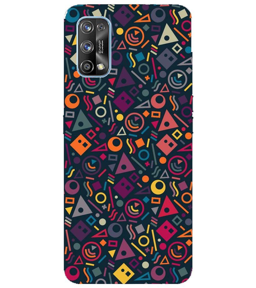 PS1304-Abstract Pattern Back Cover for Realme 7 Pro