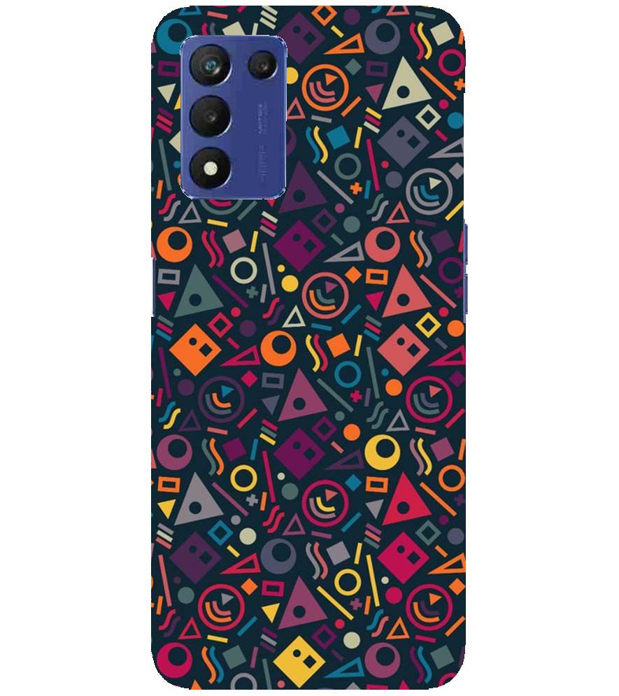 PS1304-Abstract Pattern Back Cover for Realme 9 5G Speed