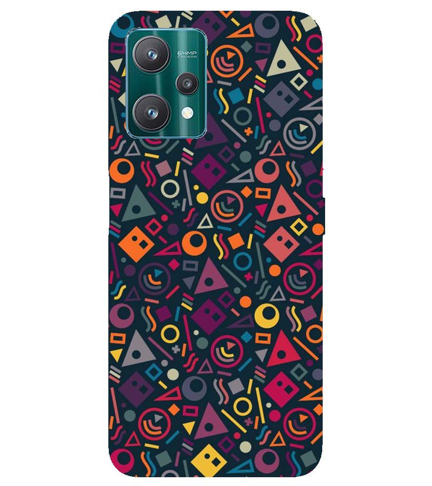 PS1304-Abstract Pattern Back Cover for Realme 9 Pro+