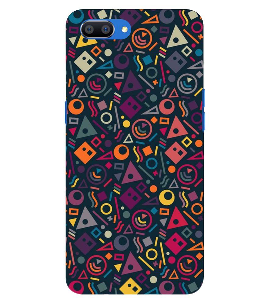 PS1304-Abstract Pattern Back Cover for Oppo Realme C1