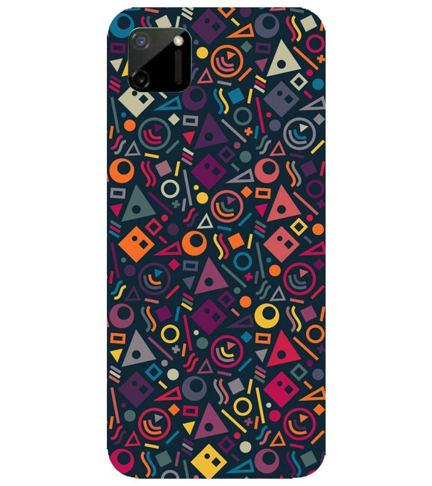 PS1304-Abstract Pattern Back Cover for Realme C11