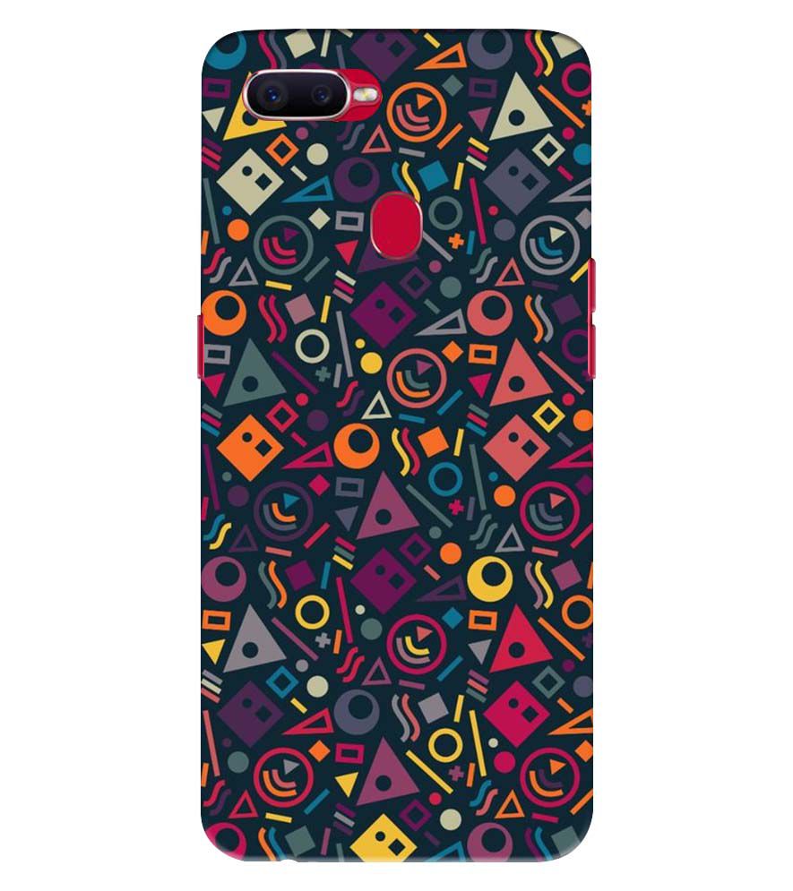 PS1304-Abstract Pattern Back Cover for Realme U1