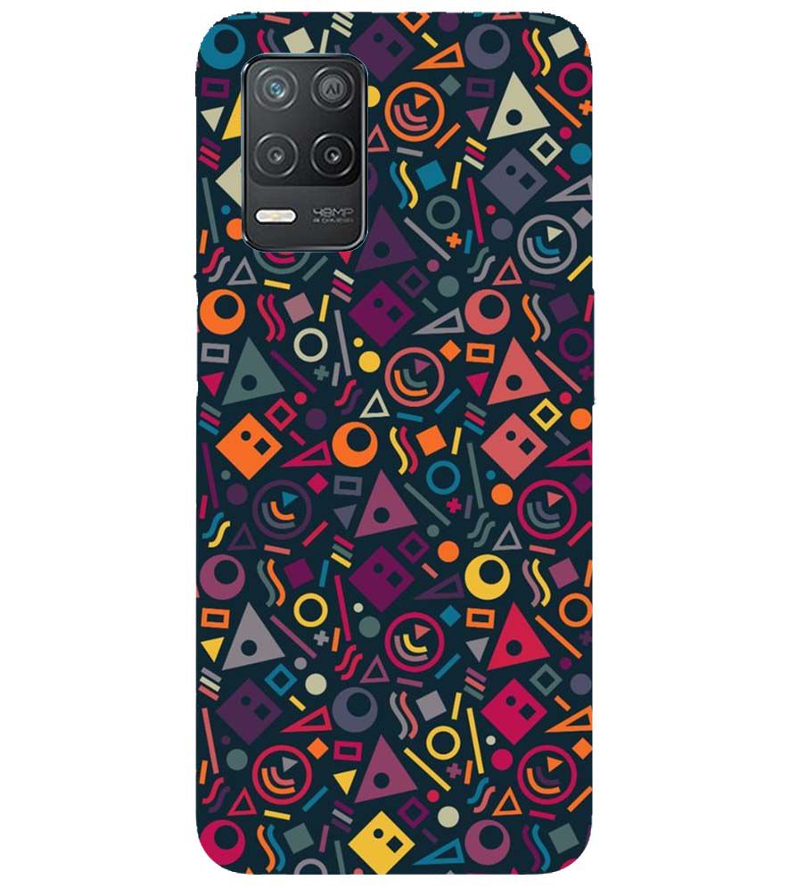 PS1304-Abstract Pattern Back Cover for Realme V13 5G