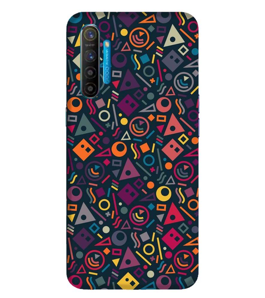 PS1304-Abstract Pattern Back Cover for Realme X2