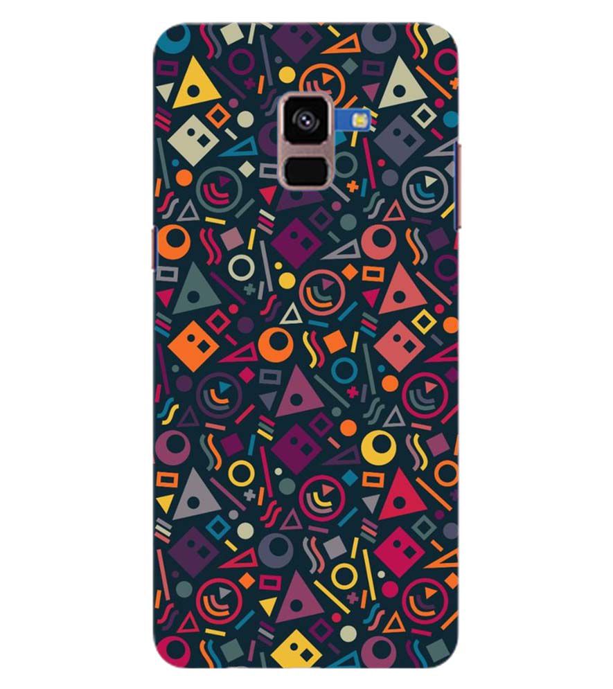 PS1304-Abstract Pattern Back Cover for Samsung Galaxy A8 Plus