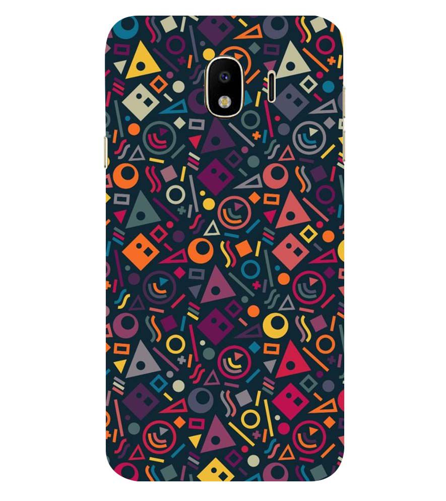 PS1304-Abstract Pattern Back Cover for Samsung Galaxy J4 (2018)