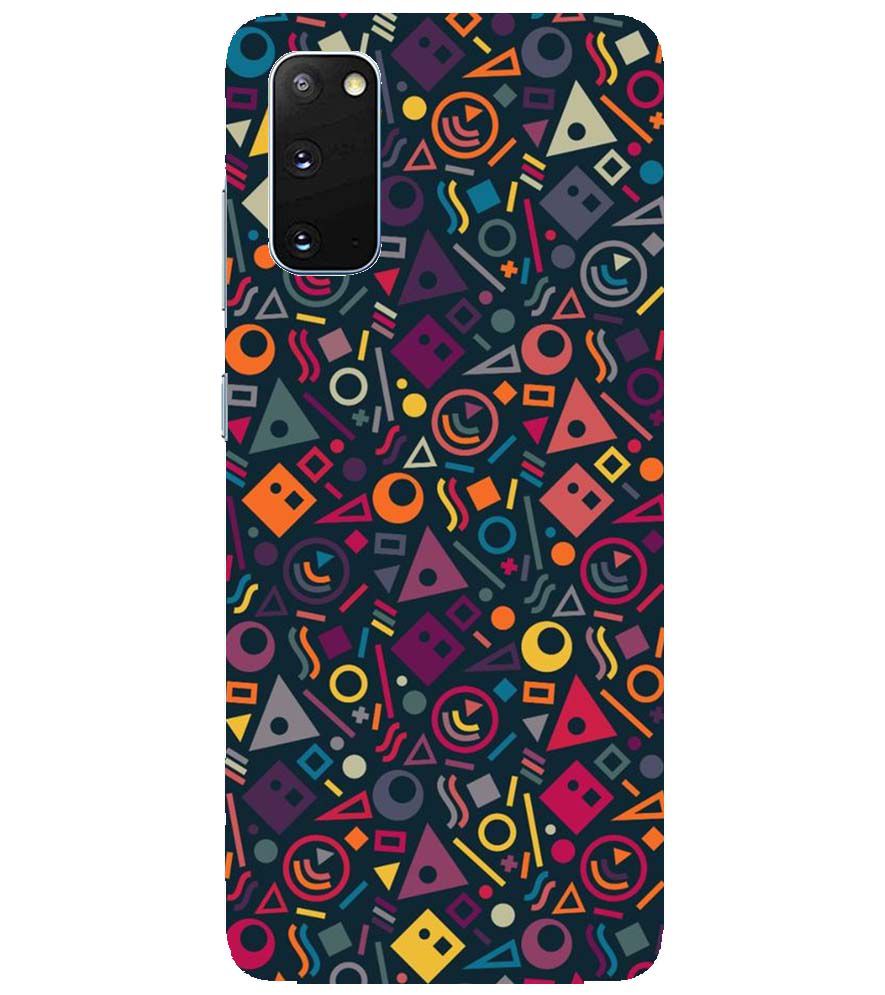 PS1304-Abstract Pattern Back Cover for Samsung Galaxy S20 5G