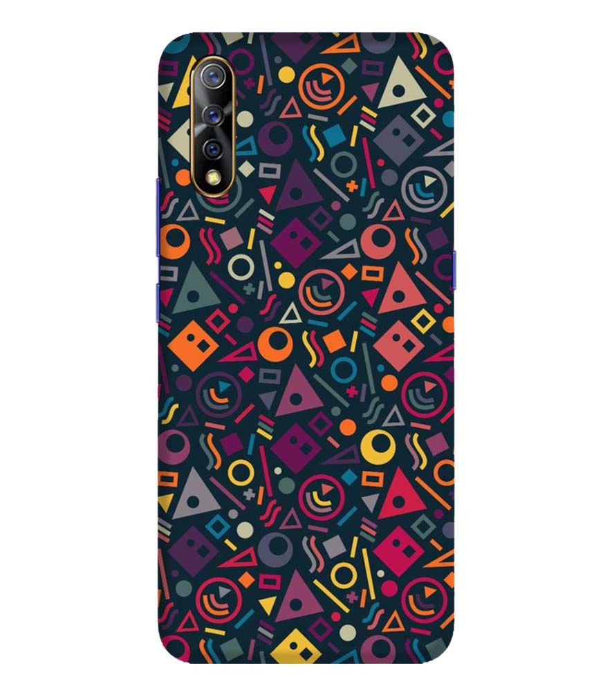 PS1304-Abstract Pattern Back Cover for Vivo S1