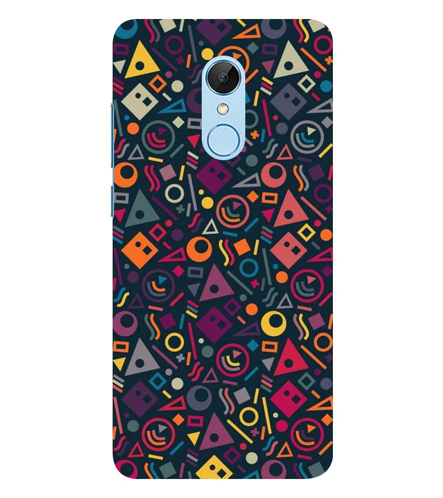 PS1304-Abstract Pattern Back Cover for Xiaomi Redmi 5