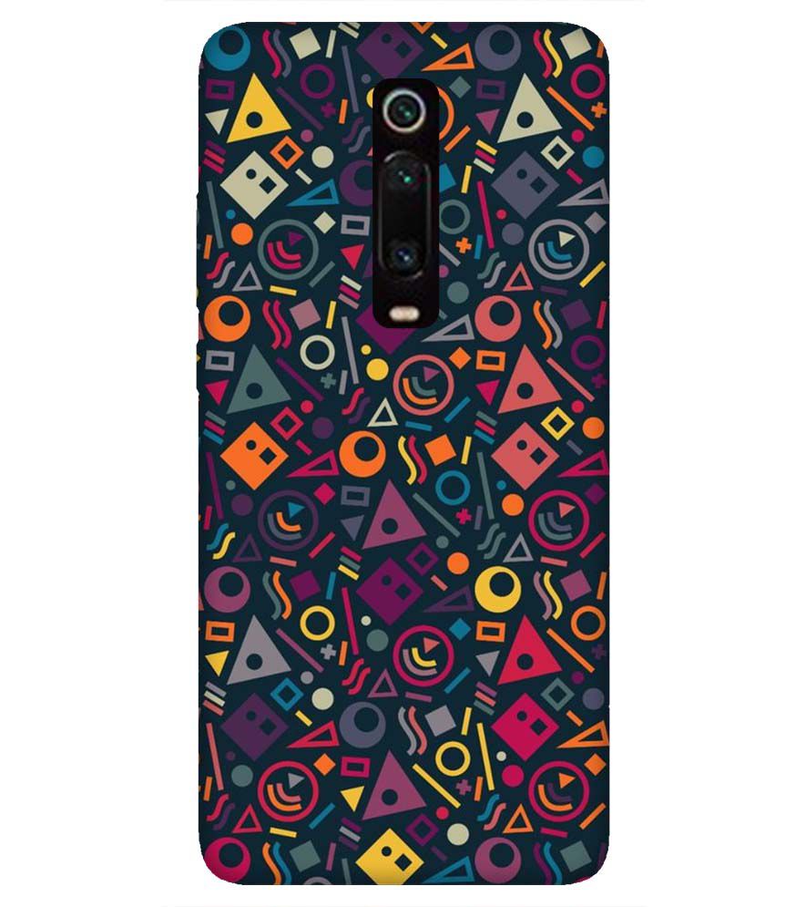 PS1304-Abstract Pattern Back Cover for Xiaomi Redmi K20 and K20 Pro