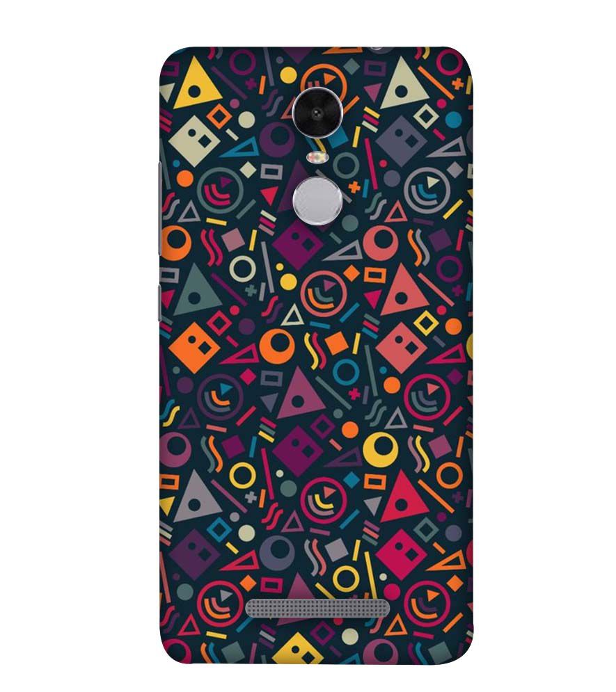 PS1304-Abstract Pattern Back Cover for Xiaomi Redmi Note 4