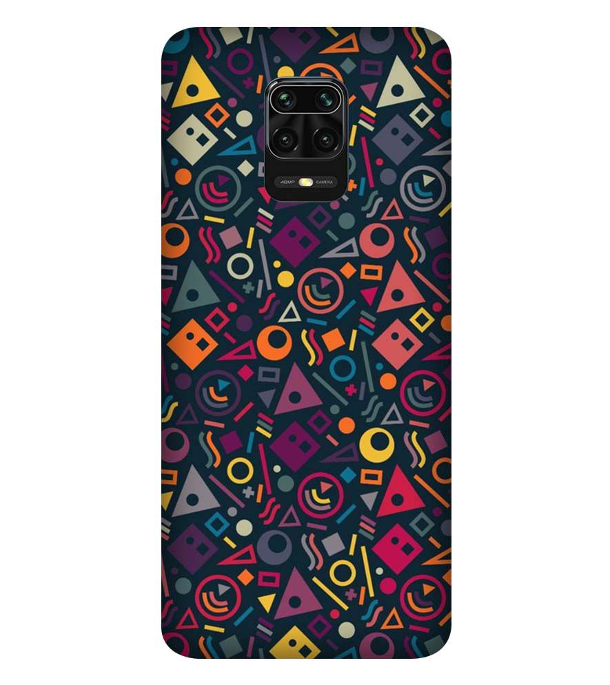 PS1304-Abstract Pattern Back Cover for Xiaomi Redmi Note 9 Pro