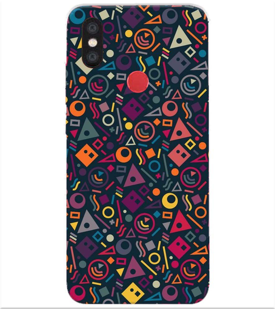 PS1304-Abstract Pattern Back Cover for Xiaomi Redmi Y2