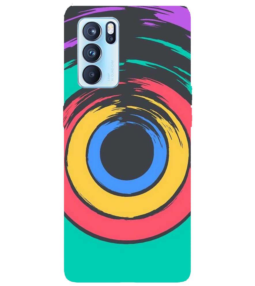 PS1305-Insomniac Eye Back Cover for Oppo Reno6 5G