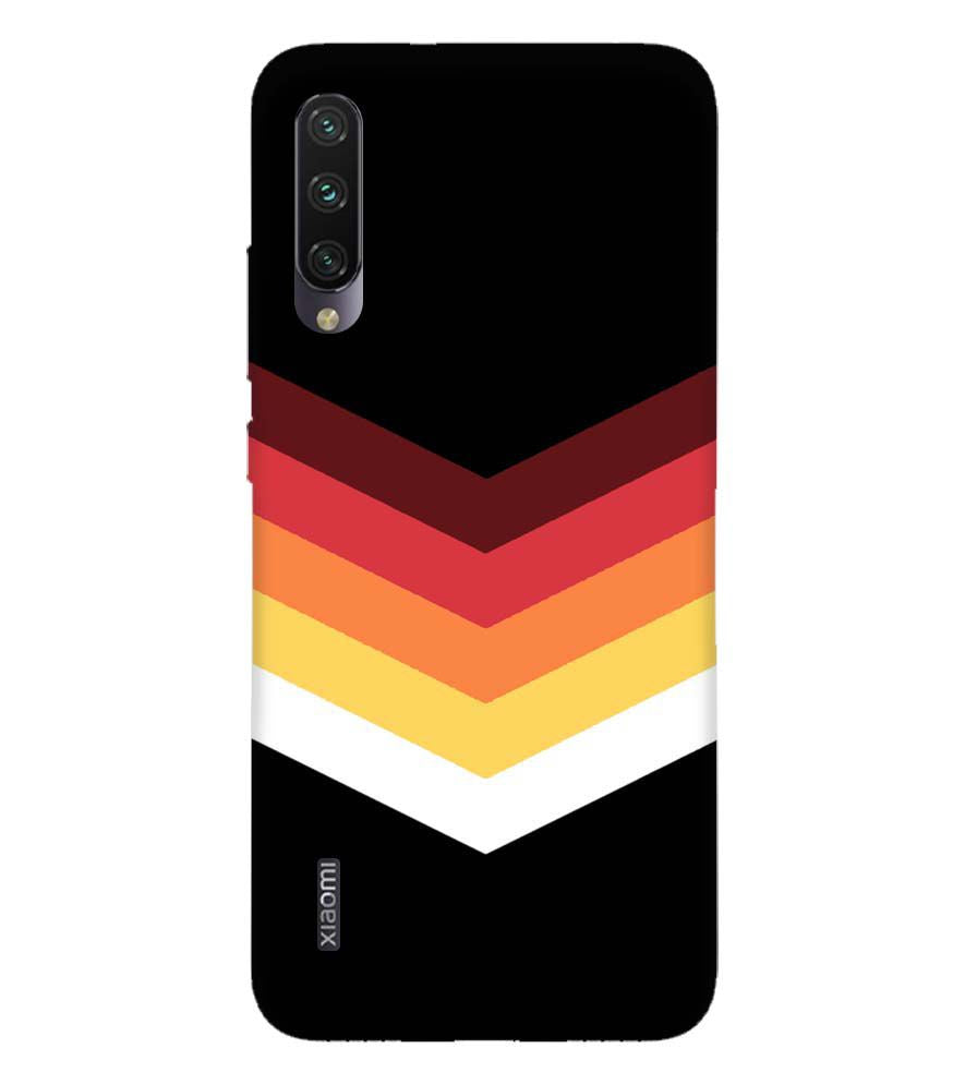 PS1306-Red Black Premium Back Cover for Xiaomi Mi A3