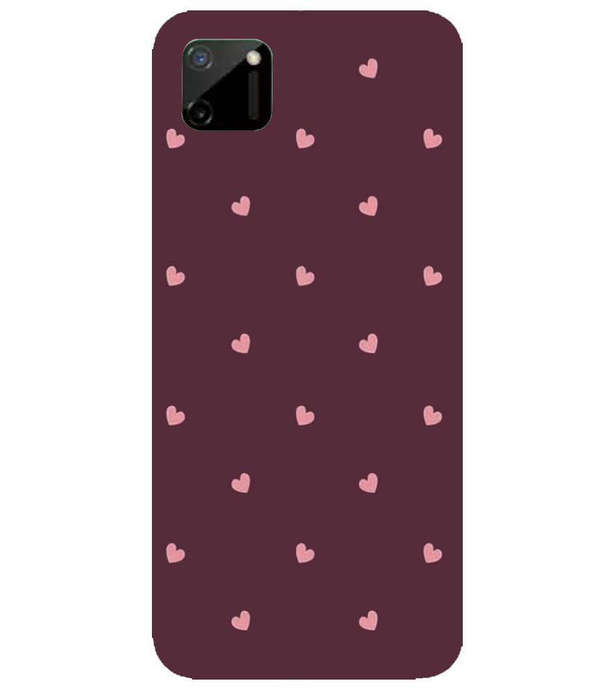 PS1307-Pink Heart Back Cover for Realme C11