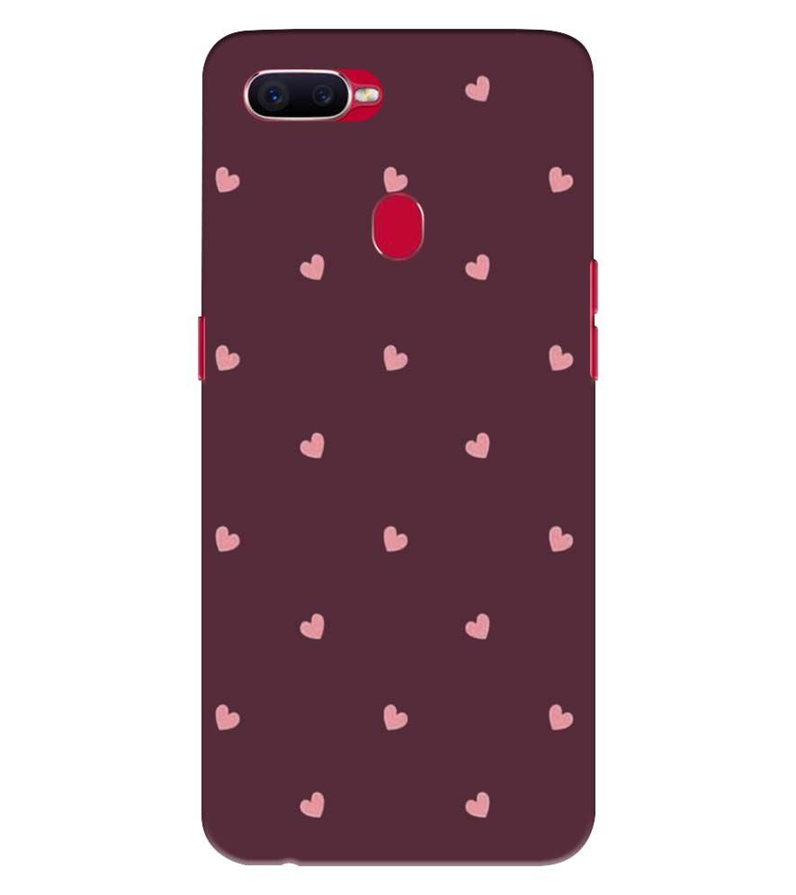 PS1307-Pink Heart Back Cover for Realme U1