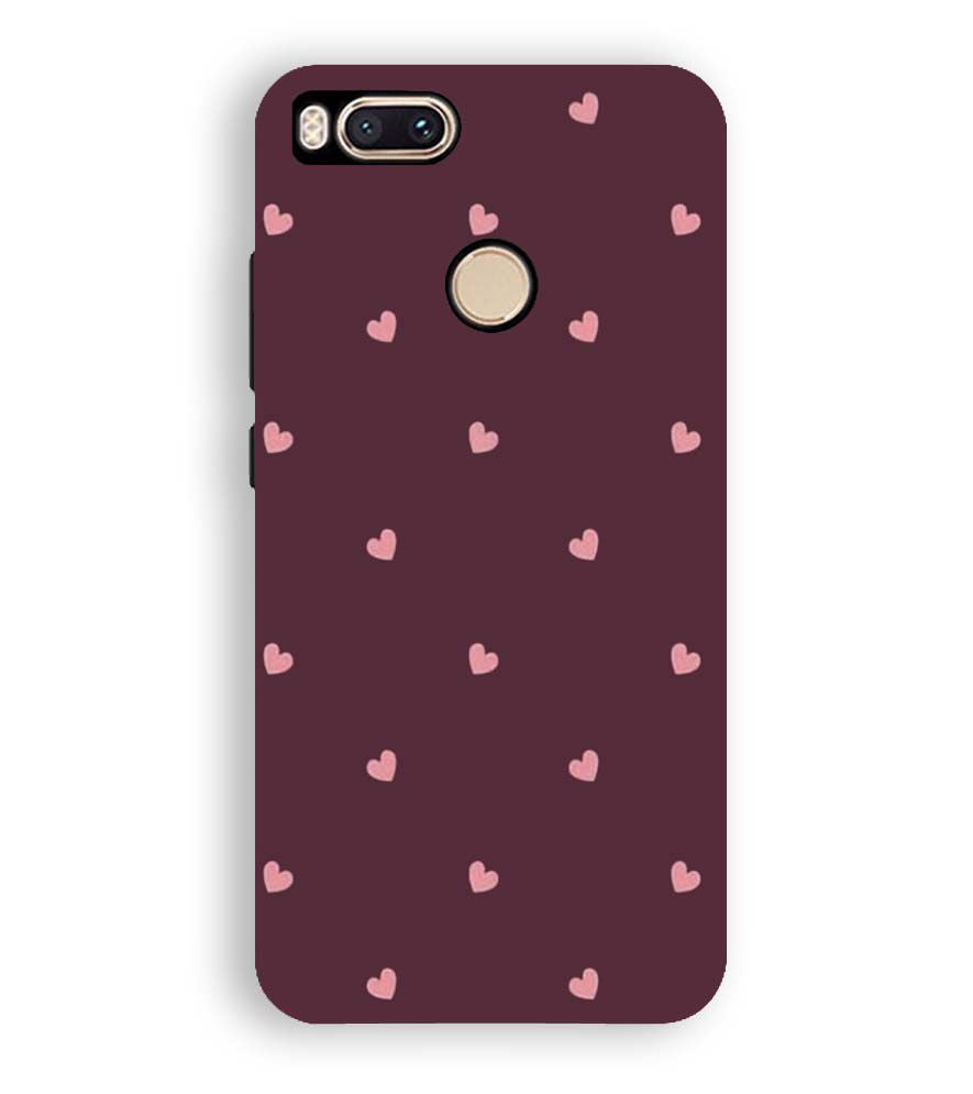 PS1307-Pink Heart Back Cover for Xiaomi Redmi A1