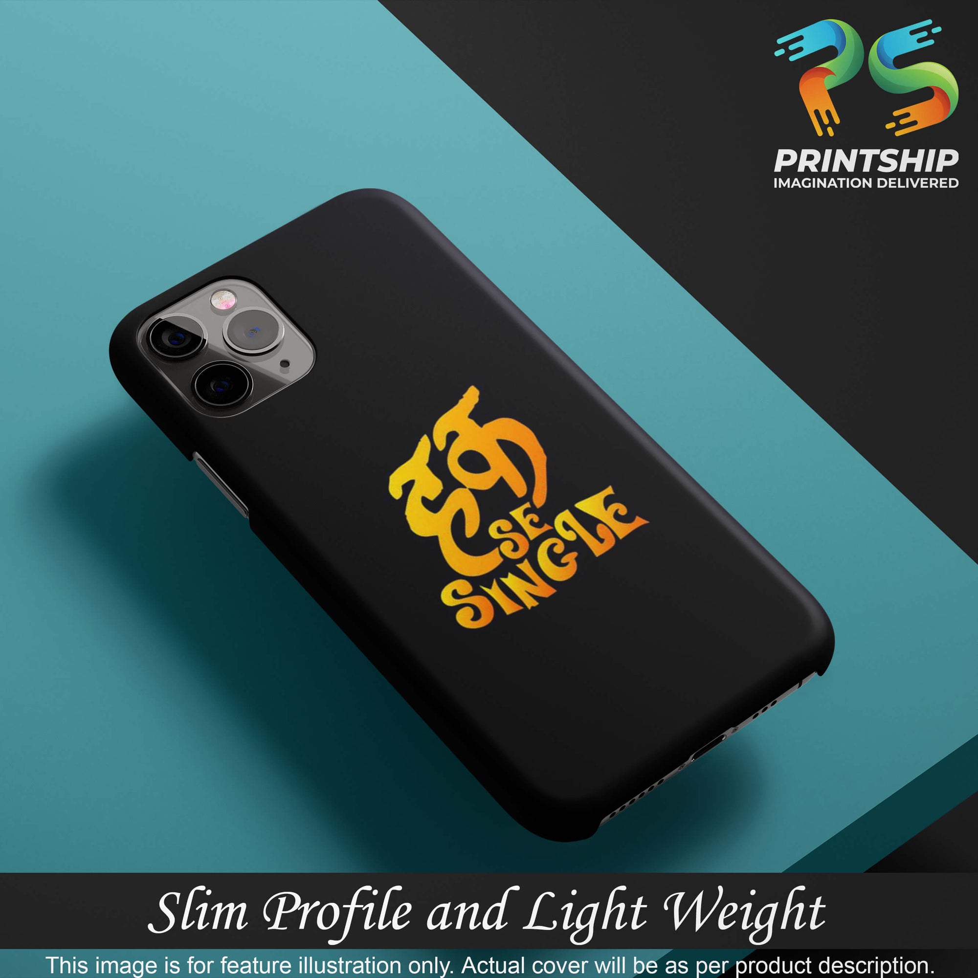 PS1308-Haq Se Single Back Cover for Realme 7-Image4