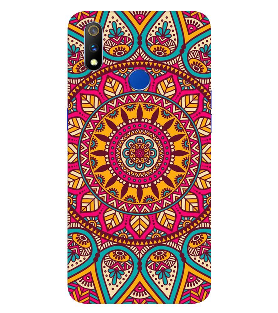 PS1309-Mandala Back Cover for  Realme X Lite