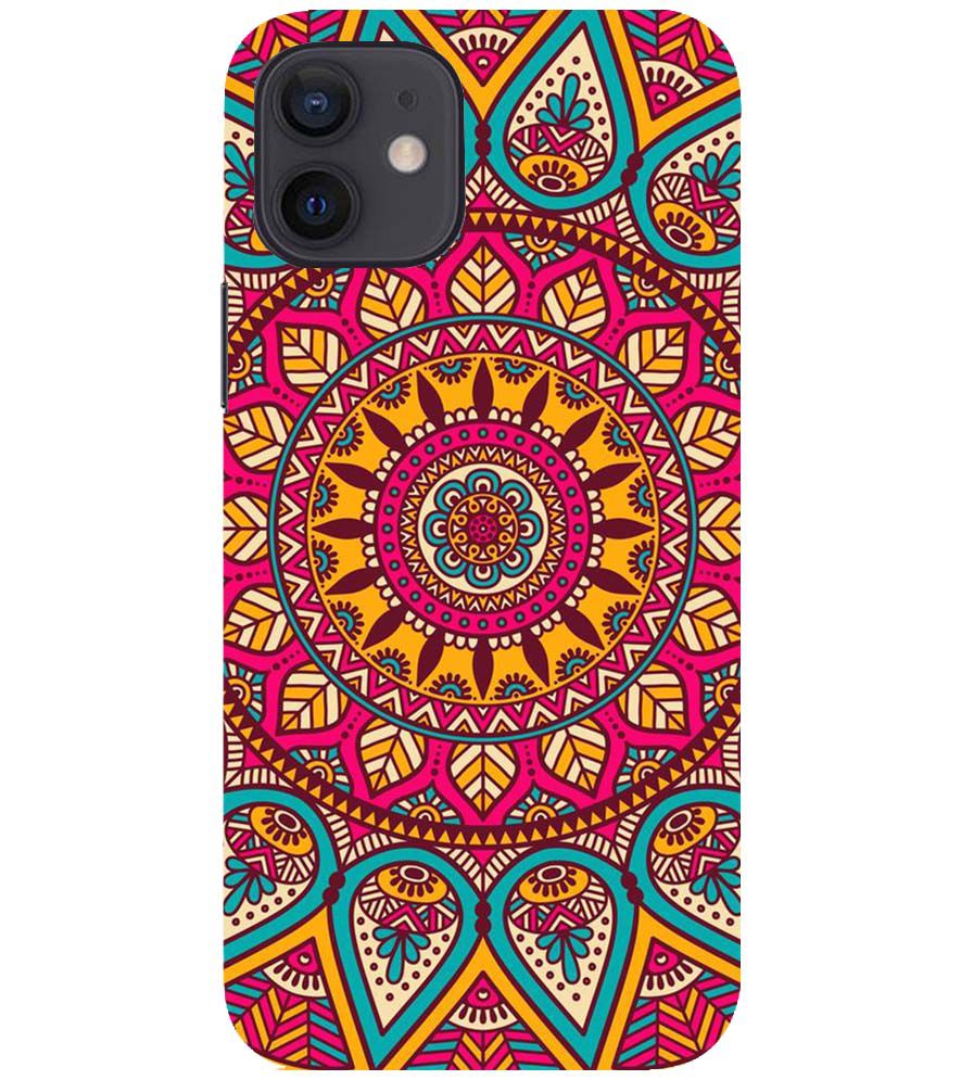 PS1309-Mandala Back Cover for Apple iPhone 12