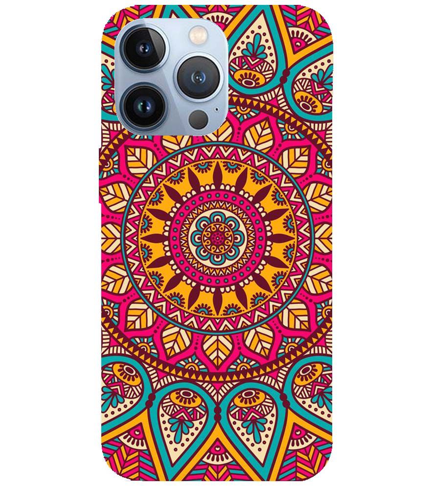 PS1309-Mandala Back Cover for Apple iPhone 13 Pro