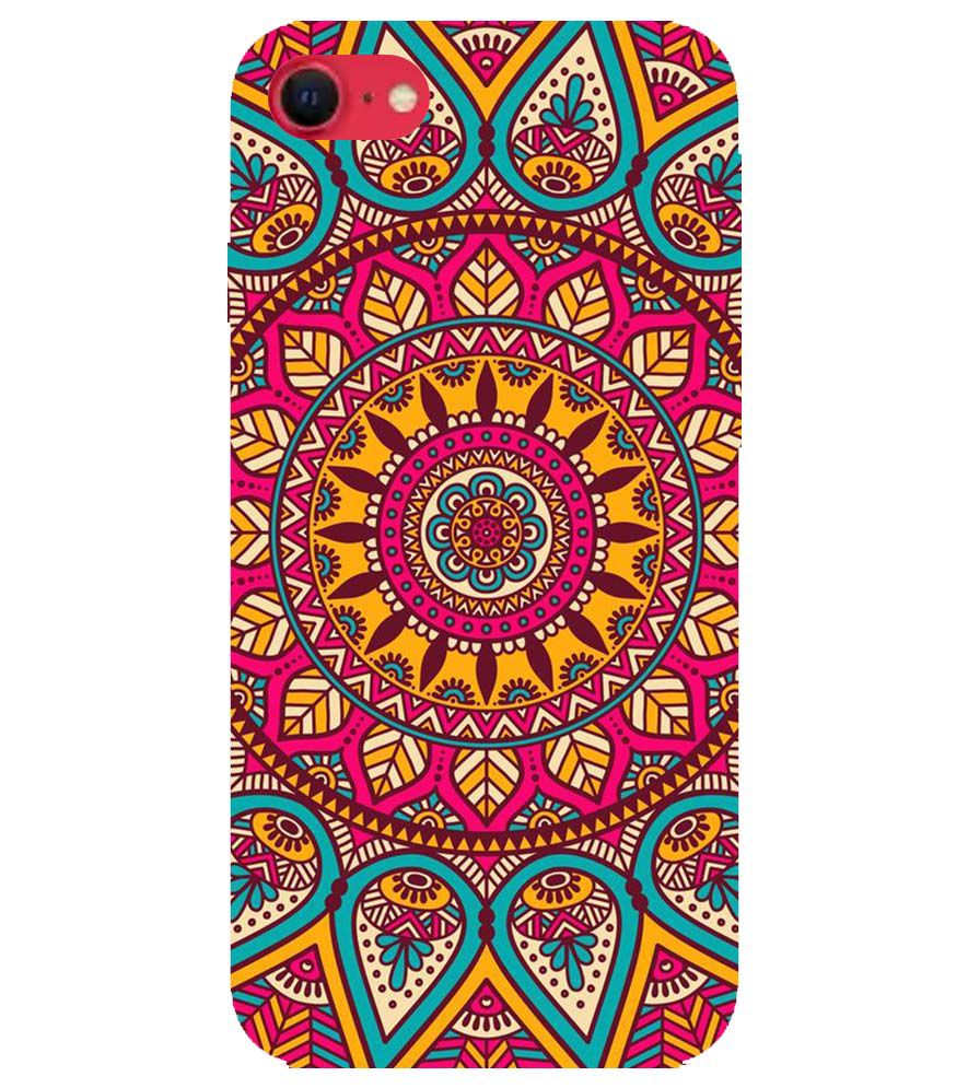 PS1309-Mandala Back Cover for Apple iPhone SE (2020)