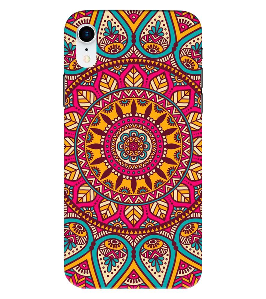 PS1309-Mandala Back Cover for Apple iPhone XR