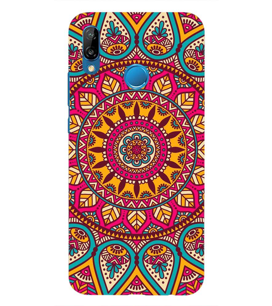 PS1309-Mandala Back Cover for Huawei Nova 3e