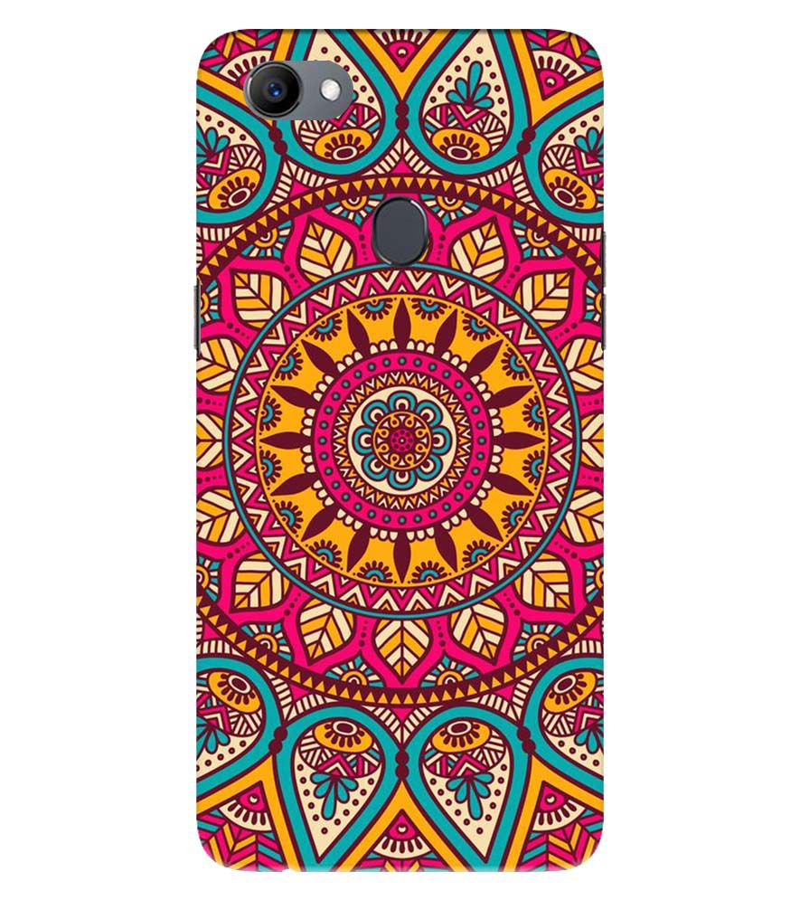 PS1309-Mandala Back Cover for Oppo F5 Plus