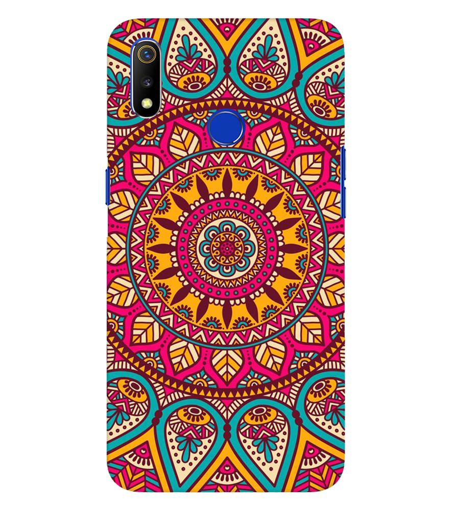 PS1309-Mandala Back Cover for Oppo Realme 3