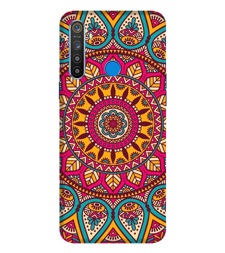 PS1309-Mandala Back Cover for Realme 5