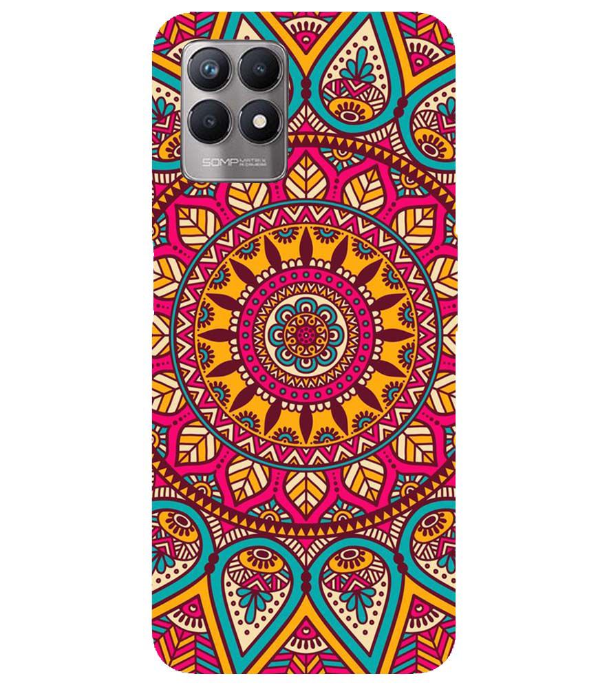 PS1309-Mandala Back Cover for Realme Narzo 50