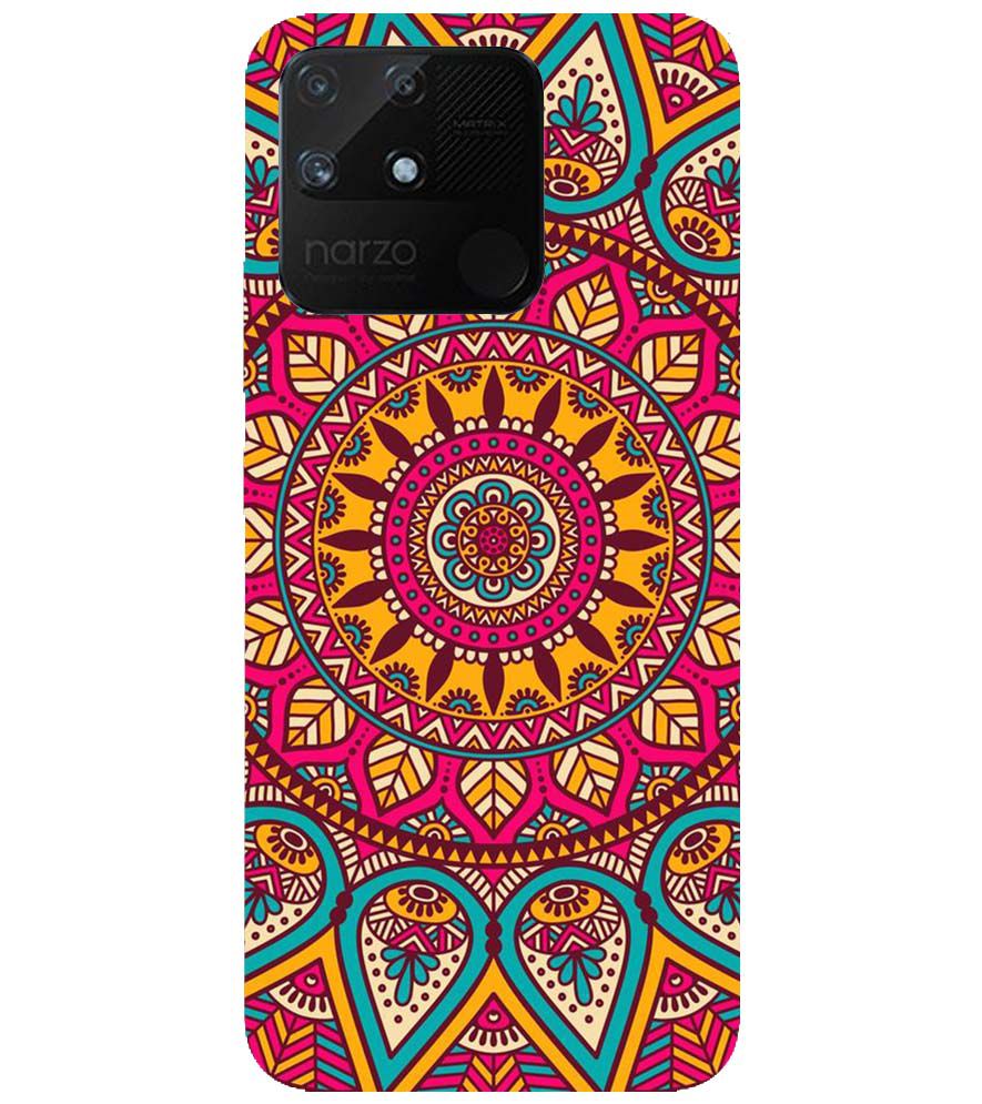 PS1309-Mandala Back Cover for Realme Narzo 50A