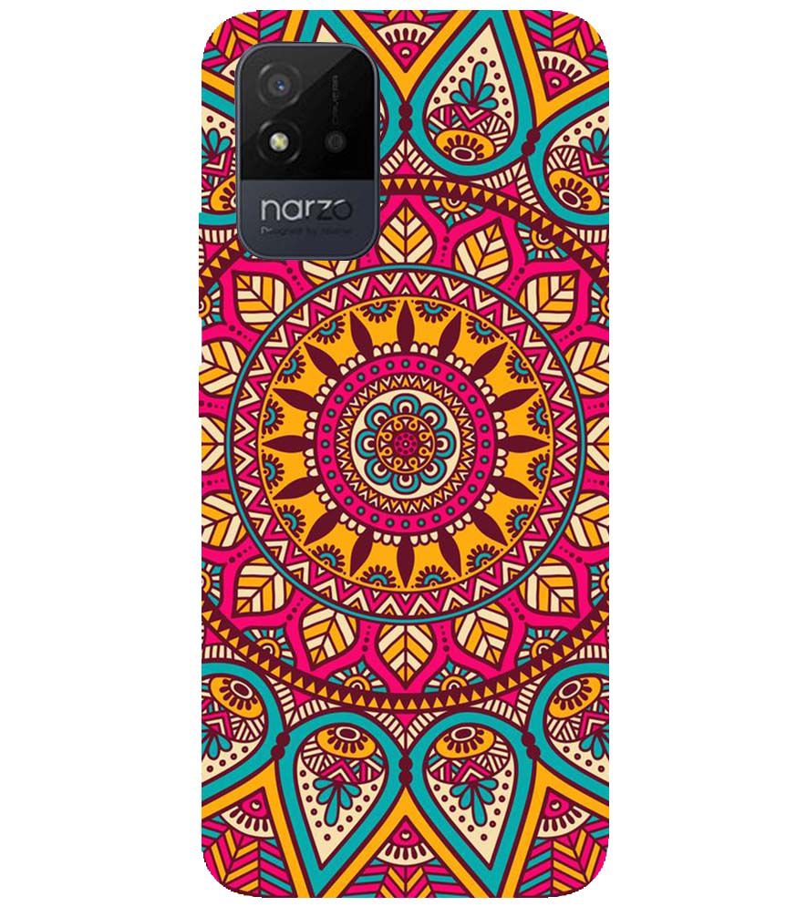 PS1309-Mandala Back Cover for Realme Narzo 50i