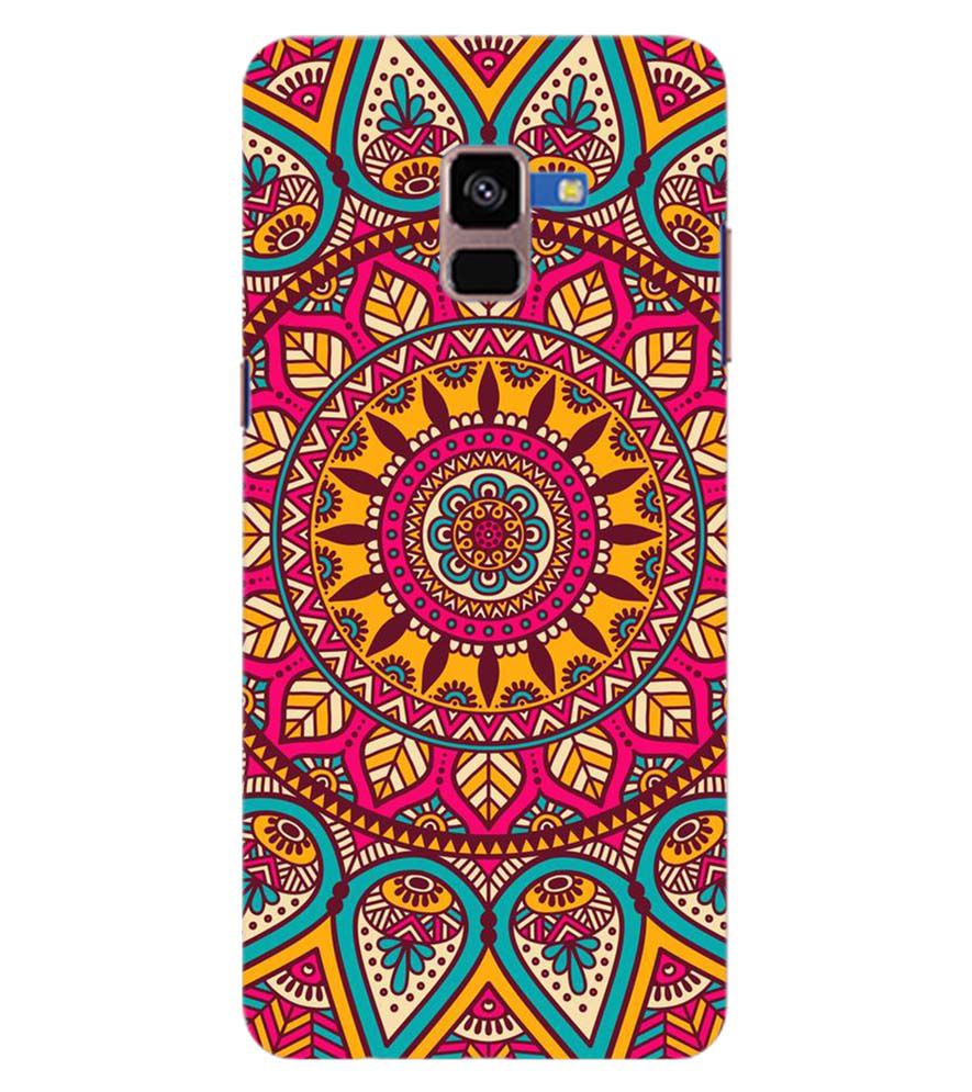 PS1309-Mandala Back Cover for Samsung Galaxy A8 Plus